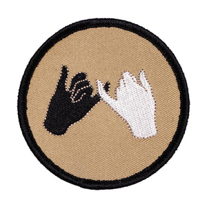 Pinky Swear Embroidered Patch