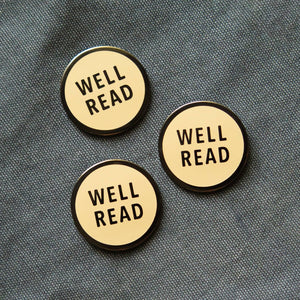 Well Read Enamel Pins