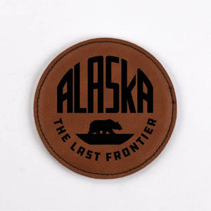 Alaska Faux Leather Coaster