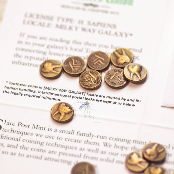 Tooth Fairy's Set of 20 Bronze Coins