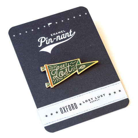 Get Lost Enamel Pin